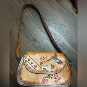 Leather bag from 70s